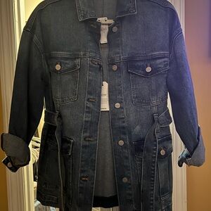 Express Classic Blue oversized Denim Jacket